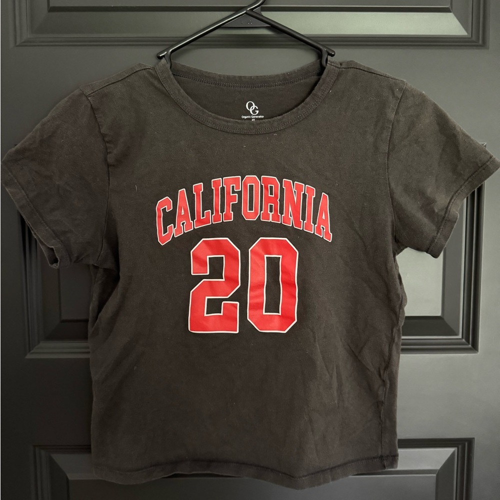 California 20 Kids Black Tee